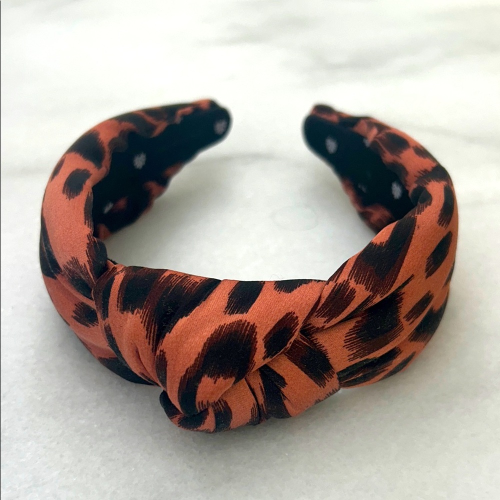 Lele Sadoughi Leopard Print headband